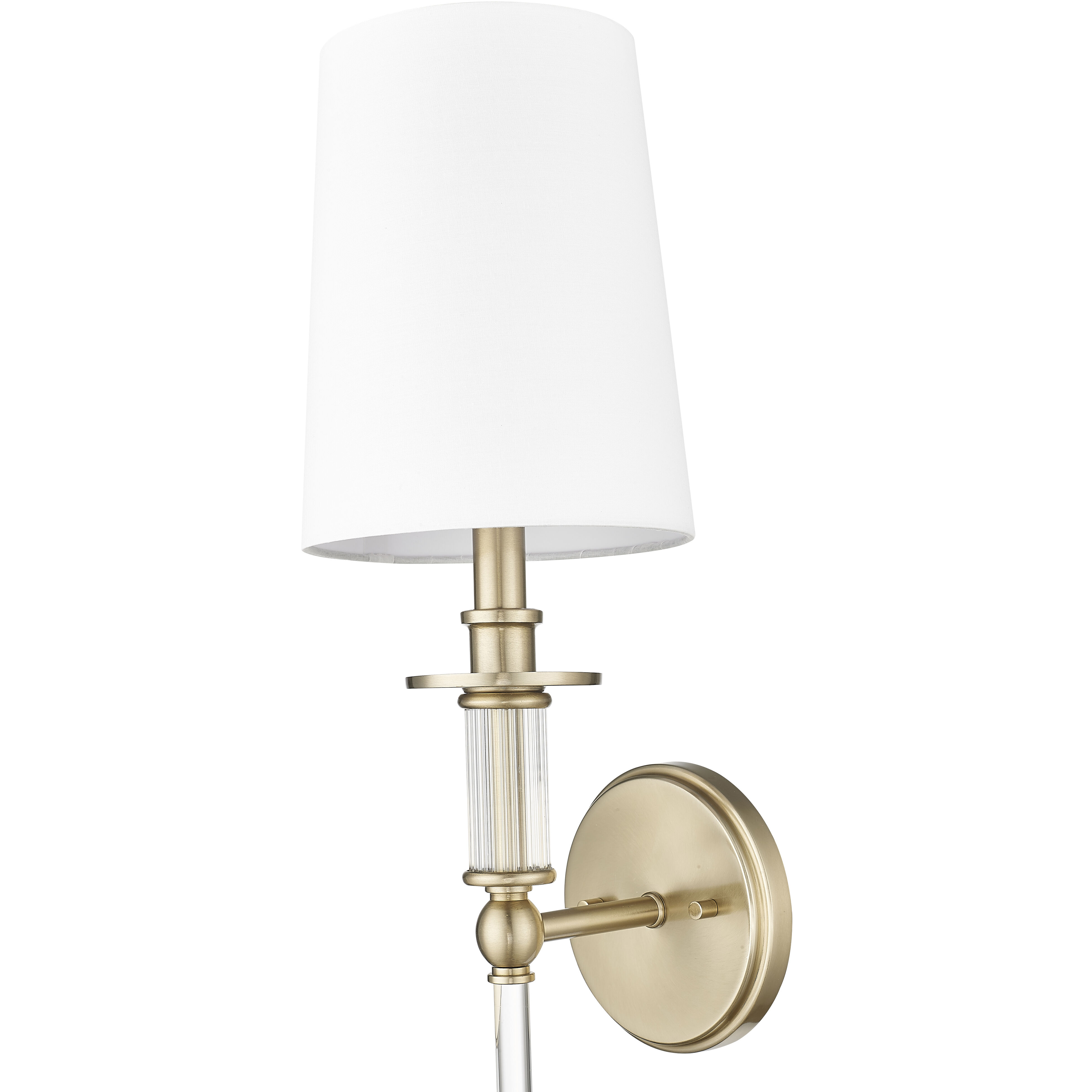 None Wall Sconce Wall Light in Modern Gold